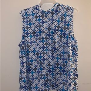Women’s sleeveless tie in the back blouse